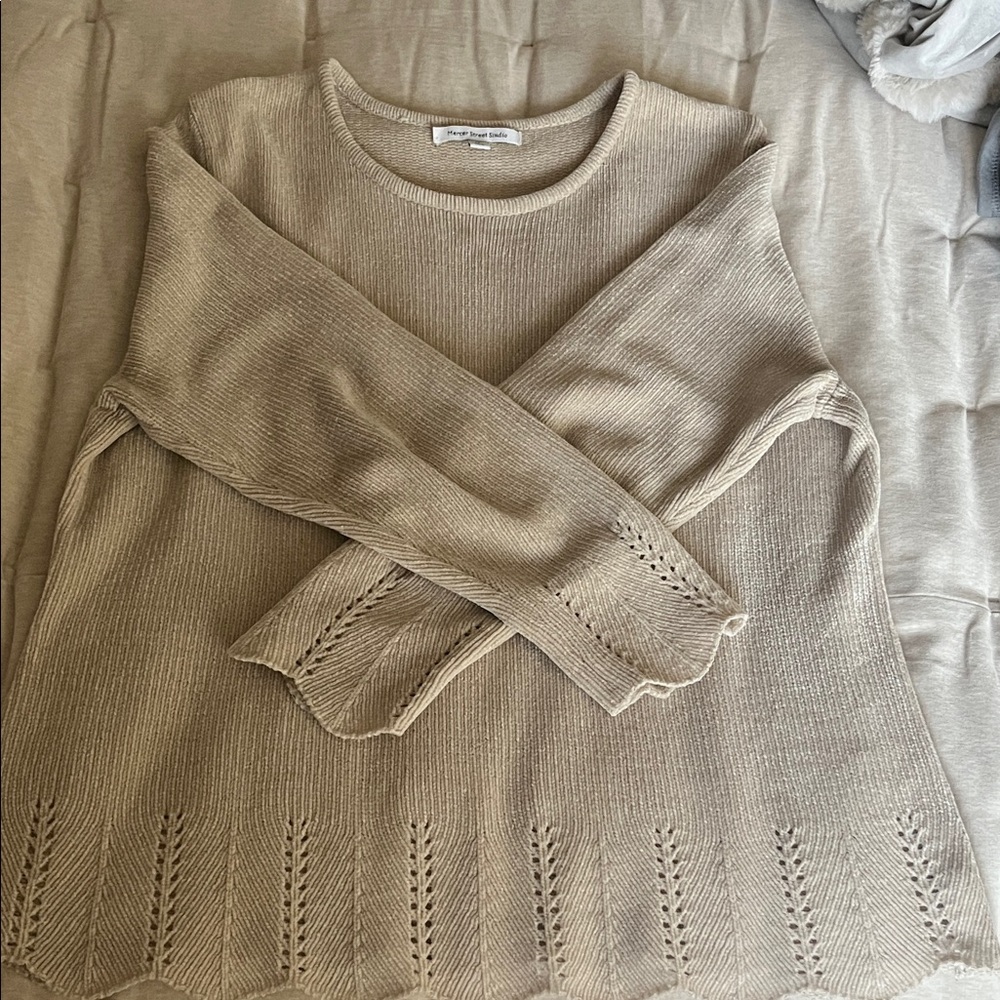 Mercer Street Studio Taupe Sweater
